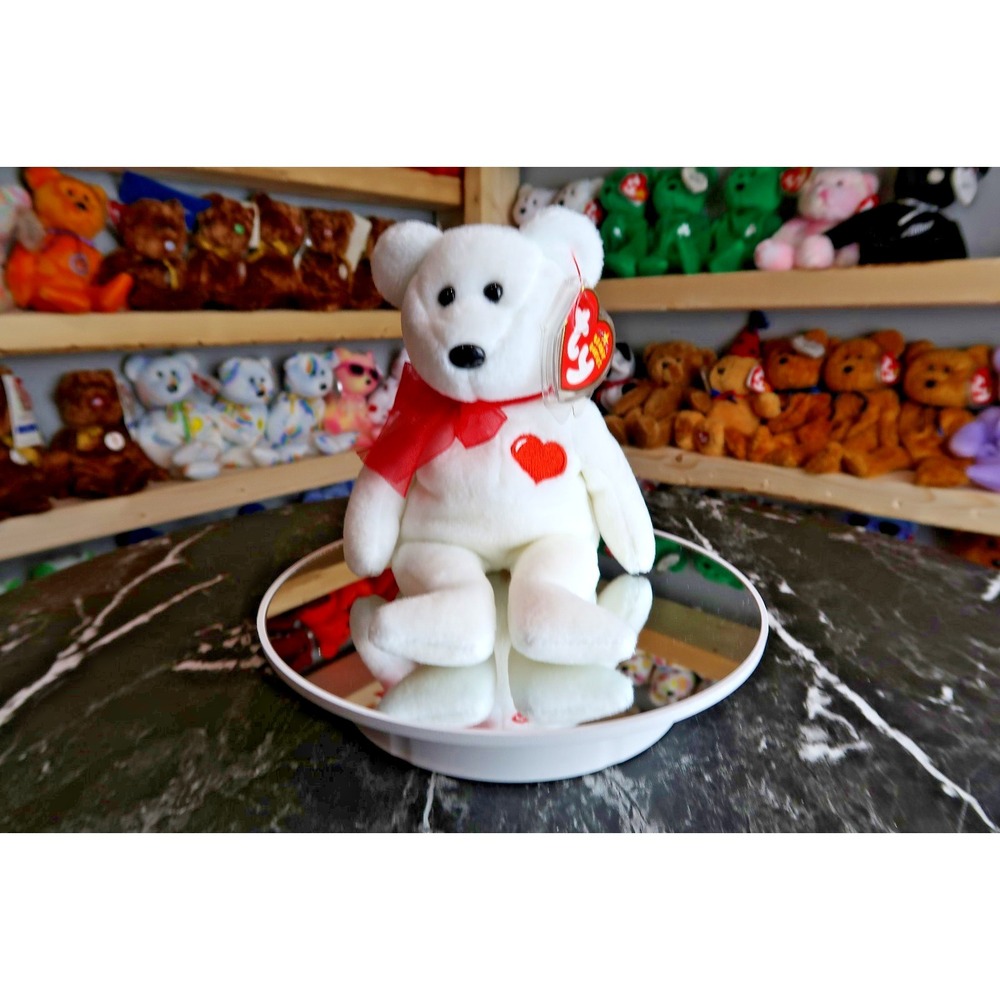 TY Beanie Baby - Casanova the Bear | Tush Tag Wear | Vintage | Rare